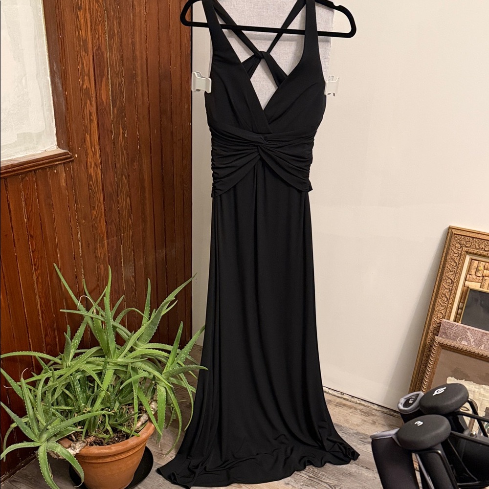 Laundry By Shelli Segal Black Backless Dress